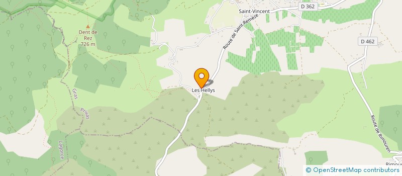 localisation de l'entreprise CORENTIN TERRASSEMENT ET TRAVAUX PUBLICS  GRAS