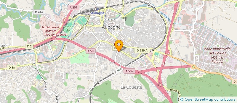 localisation de l'entreprise CORENTINE à AUBAGNE