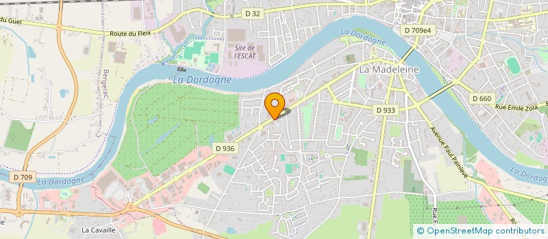 localisation de l'entreprise COREOLI à BERGERAC