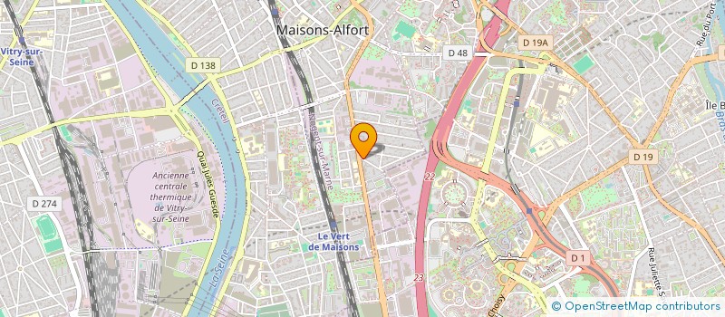 localisation de l'entreprise COREP à MAISONS-ALFORT