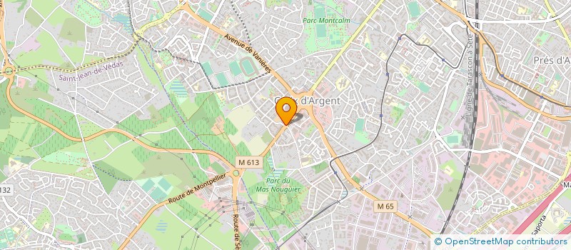 localisation de l'entreprise COREPREST à MONTPELLIER