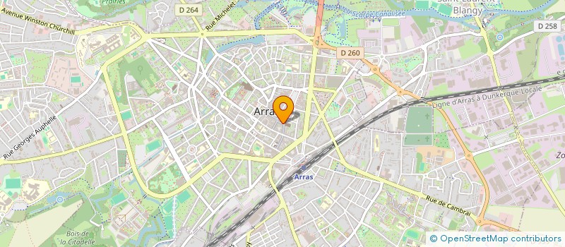 localisation de l'entreprise CORESIAL à ARRAS
