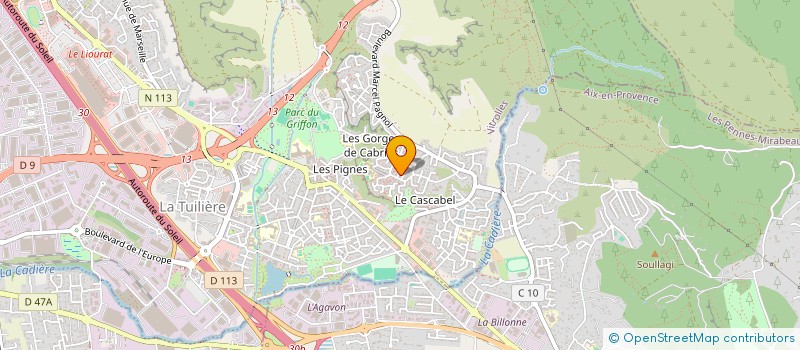 localisation de l'entreprise CORESSENCES  VITROLLES