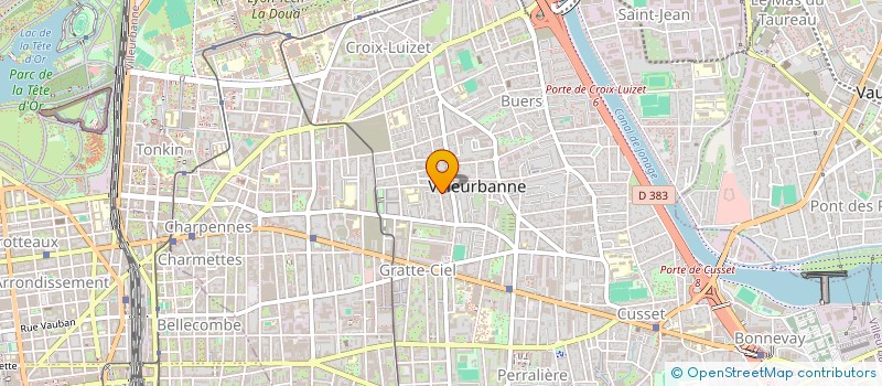 localisation de l'entreprise CORETALIA  VILLEURBANNE