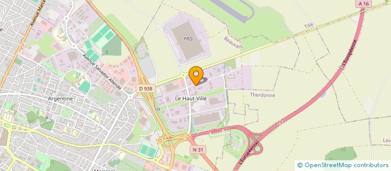 localisation de l'entreprise CORETEL EQUIPEMENTS à BEAUVAIS
