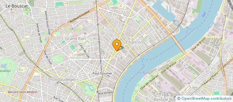 localisation de l'entreprise CORETIMM à BORDEAUX