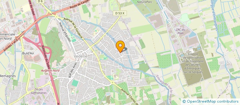 localisation de l'entreprise COREVA  VEDENE