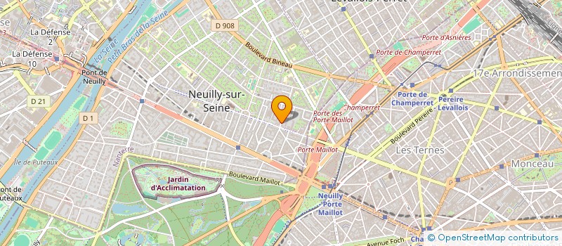 localisation de l'entreprise COREVIAL à NEUILLY-SUR-SEINE