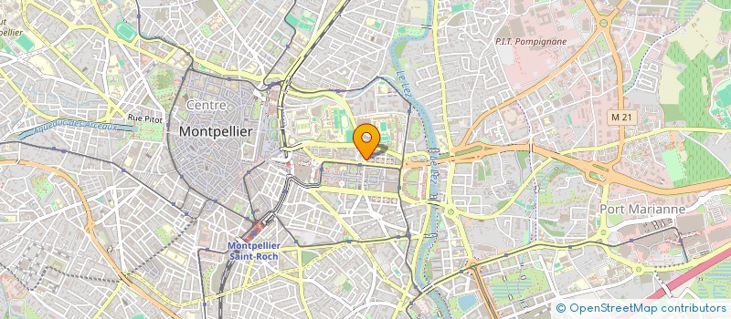 localisation de l'entreprise COREVIM à MONTPELLIER