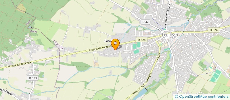 localisation de l'entreprise COREWAVE INFORMATIQUE  LEGUEVIN