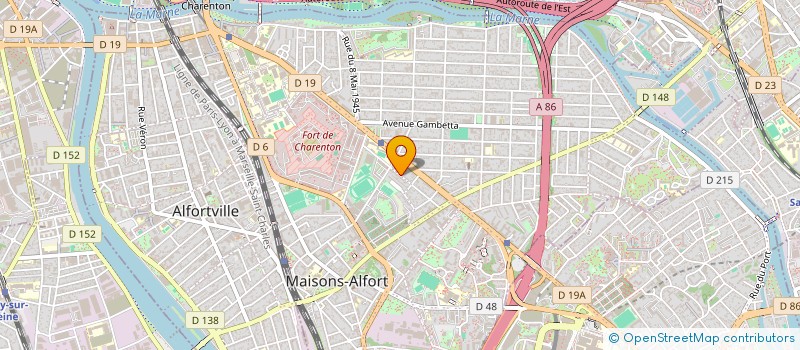 localisation de l'entreprise COREX DIFFUSION à MAISONS-ALFORT