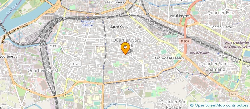 localisation de l'entreprise COREXX GROUPE  AVIGNON