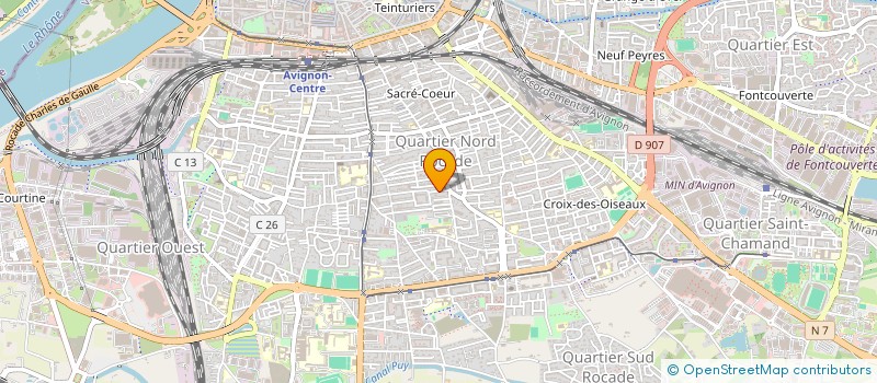 localisation de l'entreprise COREXX HARMONIE  AVIGNON