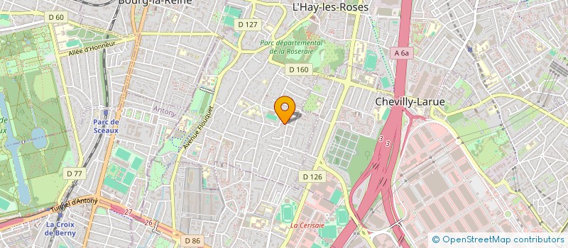 localisation de l'entreprise COREY  L'HAY-LES-ROSES