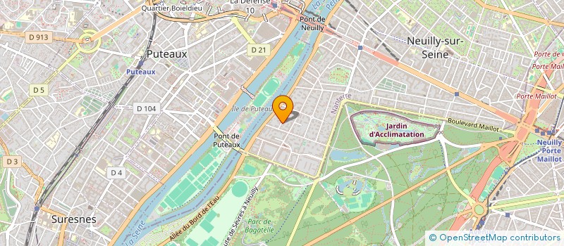 localisation de l'entreprise CORFON à NEUILLY-SUR-SEINE