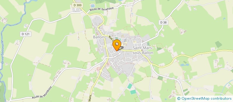 localisation de l'entreprise CORG  BALLON-SAINT MARS