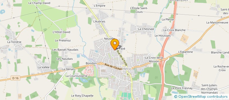 localisation de l'entreprise CORGAS  HERIC