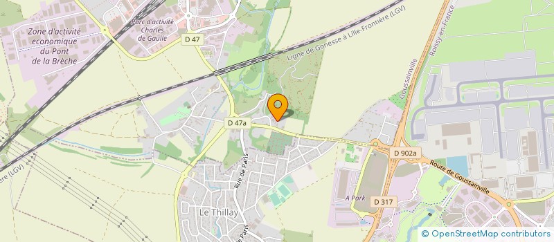 localisation de l'entreprise CORGELEC FOURNY & FILS à GOUSSAINVILLE