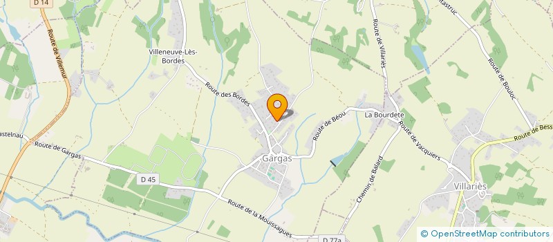 localisation de l'entreprise CORGUY 2  GARGAS