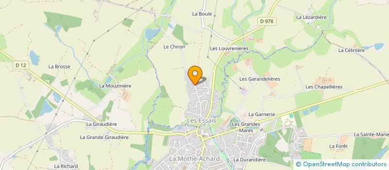 localisation de l'entreprise CORHED  SAINT-GEORGES-DE-POINTINDOUX