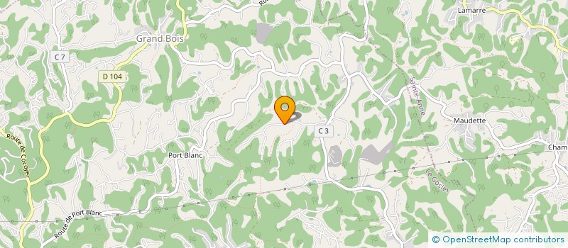 localisation de l'entreprise CORI CONCEPT  LE GOSIER