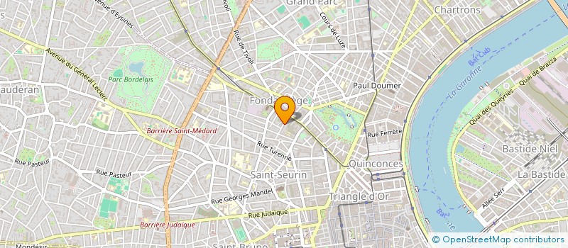 localisation de l'entreprise CORIA COM à BORDEAUX