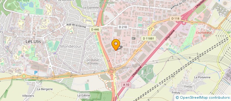 localisation de l'entreprise CORIABOIS à LES ULIS