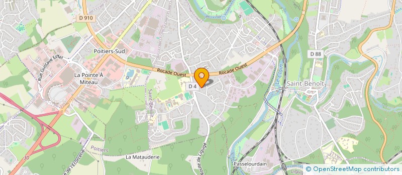 localisation de l'entreprise CORIALI  SAINT-BENOIT