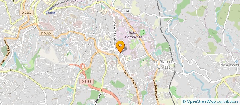 localisation de l'entreprise CORIALYS à GRASSE