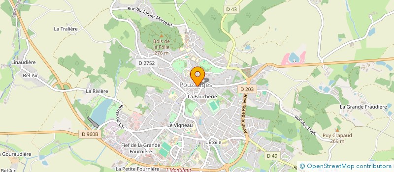 localisation de l'entreprise CORIANDE à POUZAUGES
