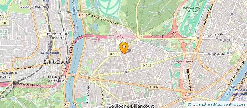 localisation de l'entreprise CORIANDRE à BOULOGNE-BILLANCOURT