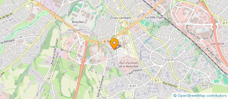 localisation de l'entreprise CORIANDRE à SAINT-BRIEUC