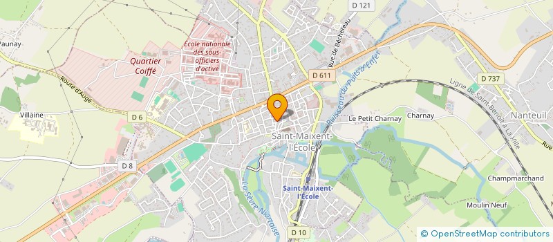 localisation de l'entreprise CORIC à SAINT-MAIXENT-L'ECOLE