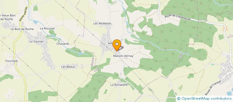 localisation de l'entreprise CORICE MEUBLES à FOUR