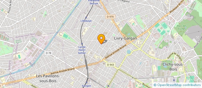 localisation de l'entreprise CORIDA à LIVRY-GARGAN