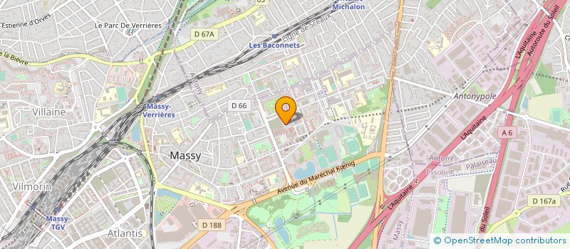 localisation de l'entreprise CORIDAHN à MASSY