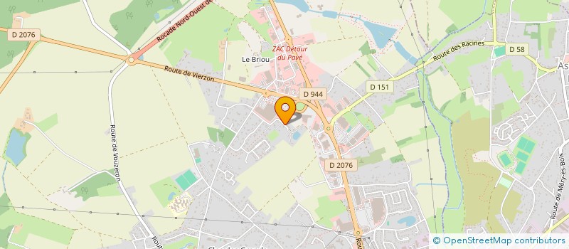 localisation de l'entreprise CORIDAN  SAINT DOULCHARD