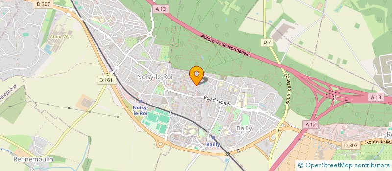 localisation de l'entreprise CORIDANSE à NOISY-LE-ROI