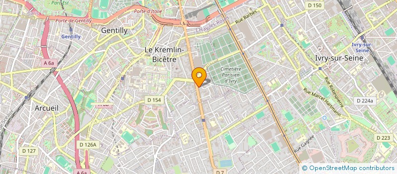 localisation de l'entreprise CORIEG-PARTNERS à LE KREMLIN-BICETRE