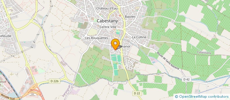 localisation de l'entreprise CORIEL  CABESTANY