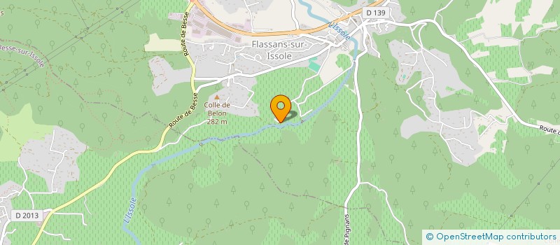 localisation de l'entreprise CORIFRAN  FLASSANS-SUR-ISSOLE