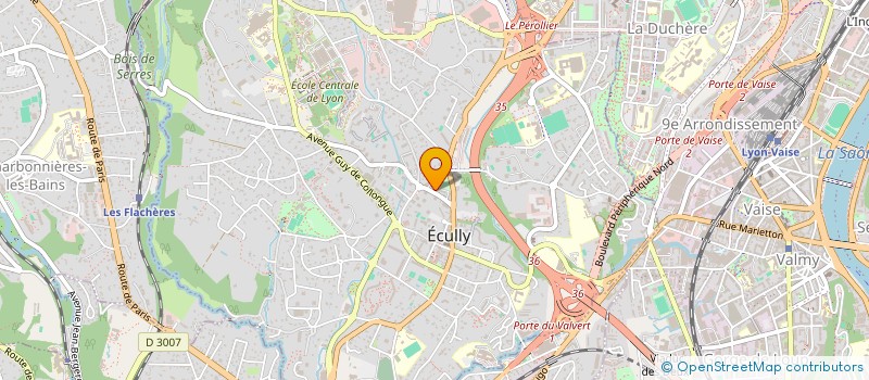 localisation de l'entreprise CORIM  ECULLY