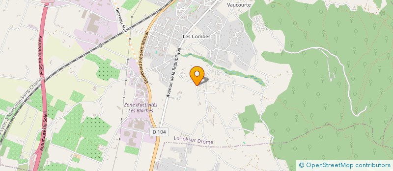 localisation de l'entreprise CORIMA à LORIOL-SUR-DROME