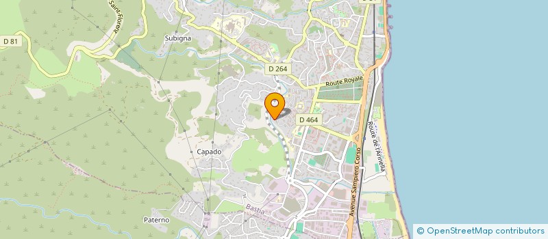 localisation de l'entreprise CORIMANU à BASTIA