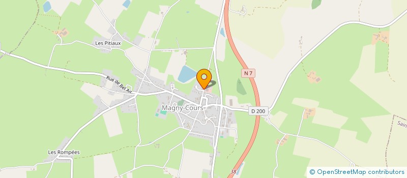 localisation de l'entreprise CORIMAR à MAGNY-COURS