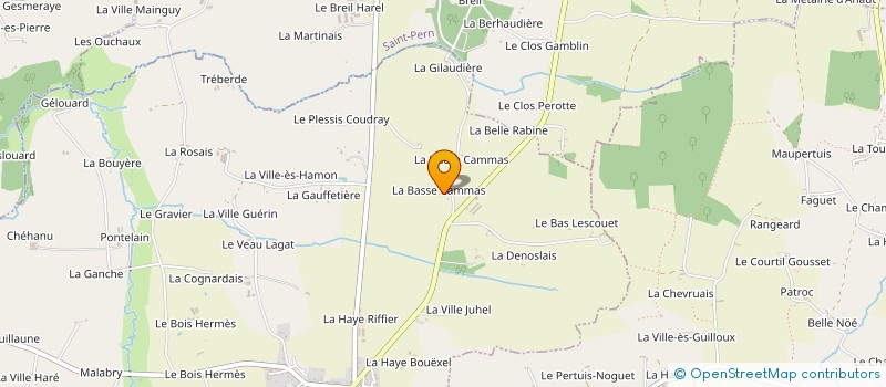 localisation de l'entreprise CORIMO 35 59  LANDUJAN