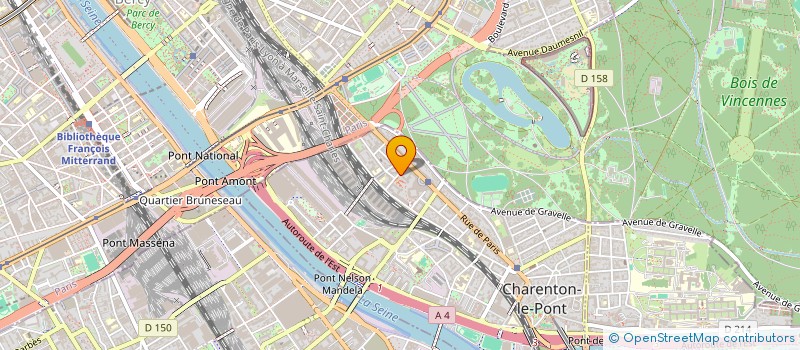 localisation de l'entreprise CORINE A  CHARENTON-LE-PONT