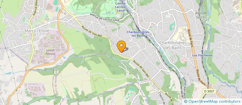 localisation de l'entreprise CORINE PELLIER-CUIT IMMOBILIER à CHARBONNIERES-LES-BAINS