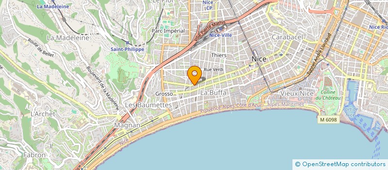 localisation de l'entreprise CORINICE à NICE