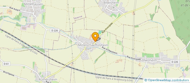 localisation de l'entreprise CORINNE ASMUS-VETTER SAS  KRAUTWILLER